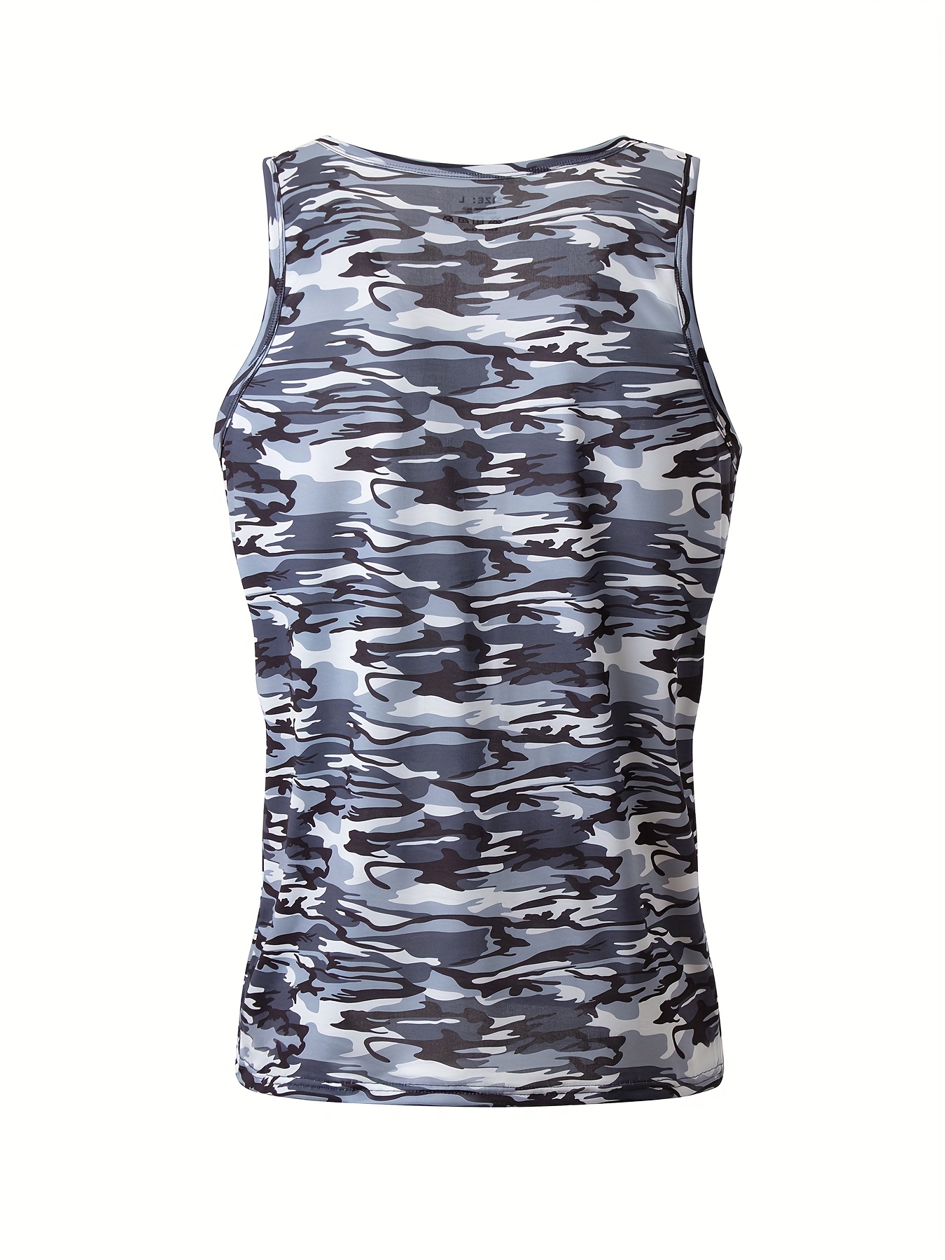 4pcs Men'S Camo Tank Tops 