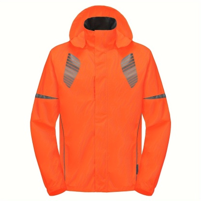  Reflective Men's Running Cycling Rain Jacket