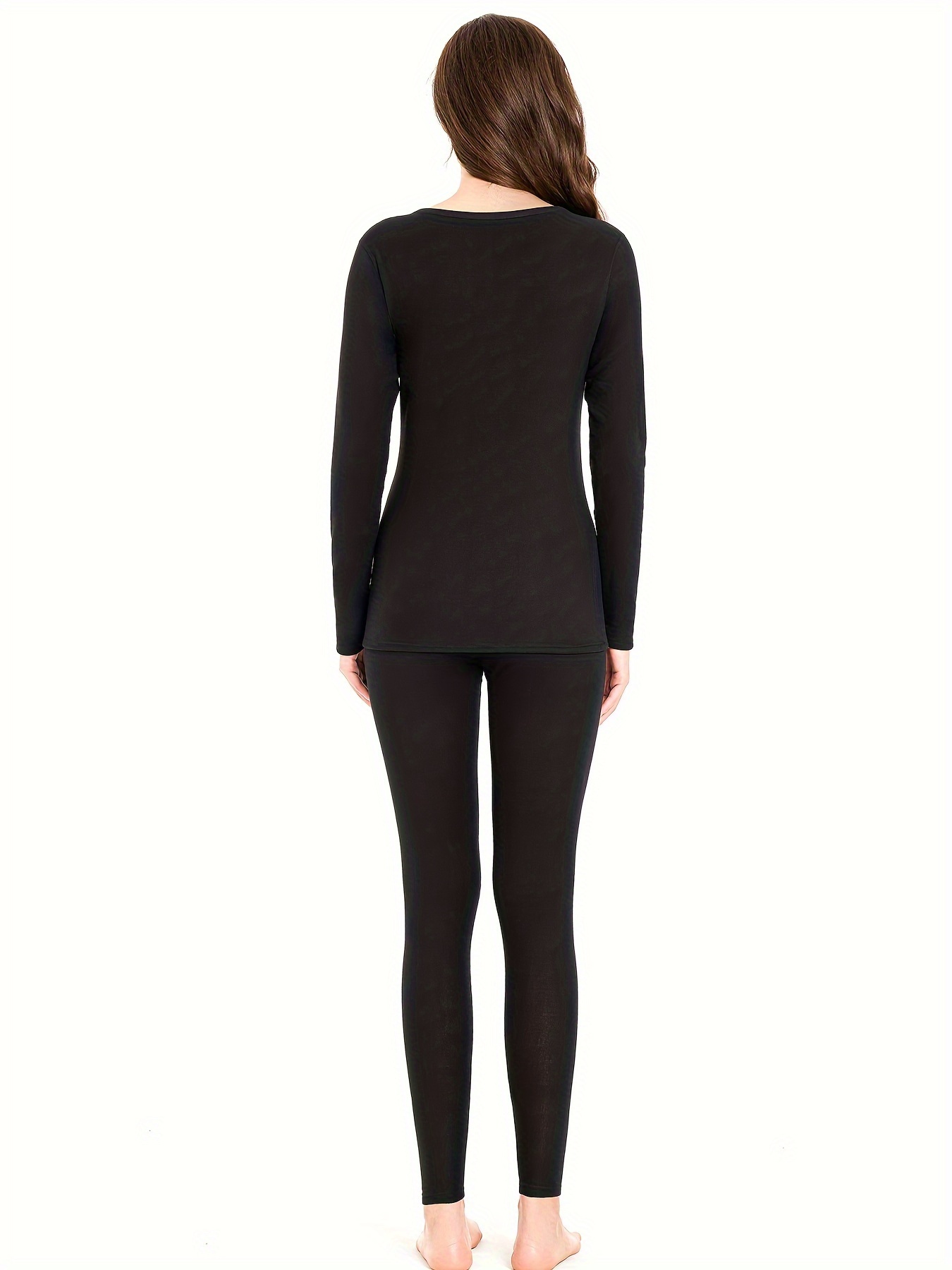 4pcs Women'S Warm Thermal Tight-Fitting Base Layer