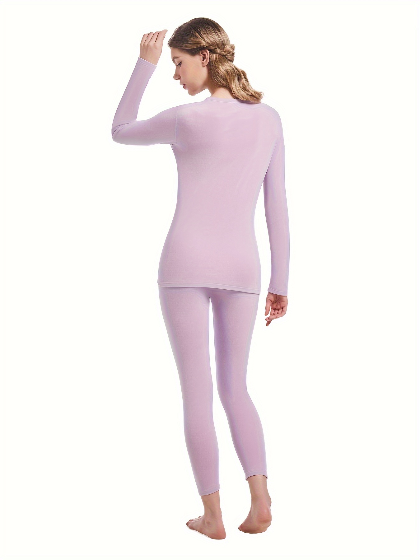 Women's Solid Slim Fit Thermal Baselayer