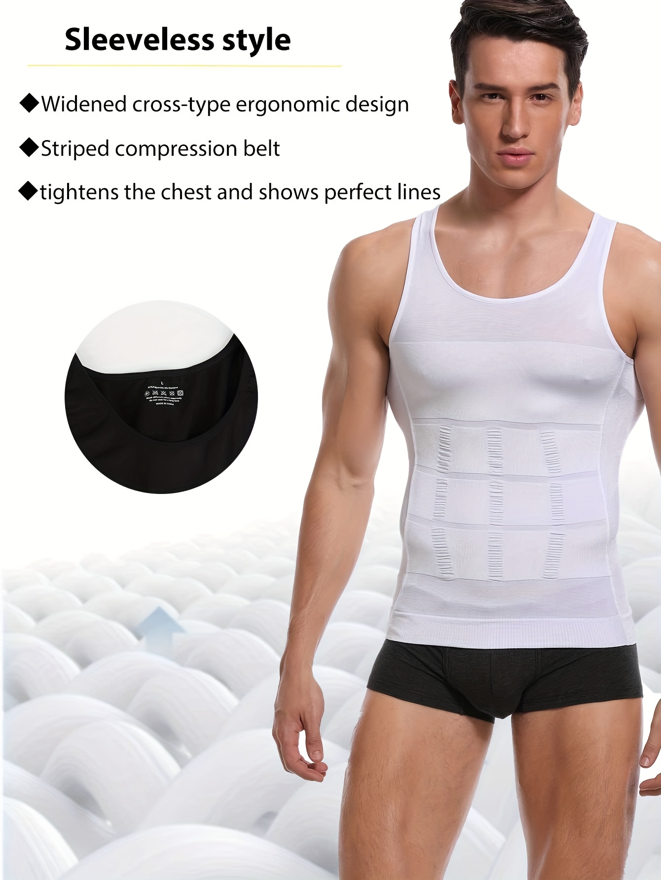 Men's Moisture Wicking Sleeveless Shirt Training Vest