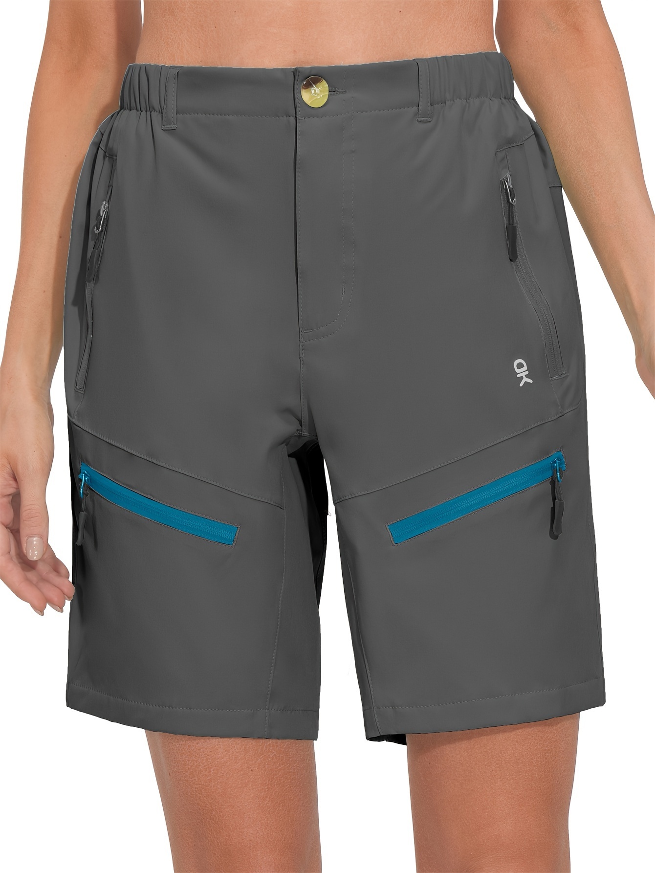 Women'S 9 Inch Inseam Quick Dry Stretch Lightweight Cargo Shorts