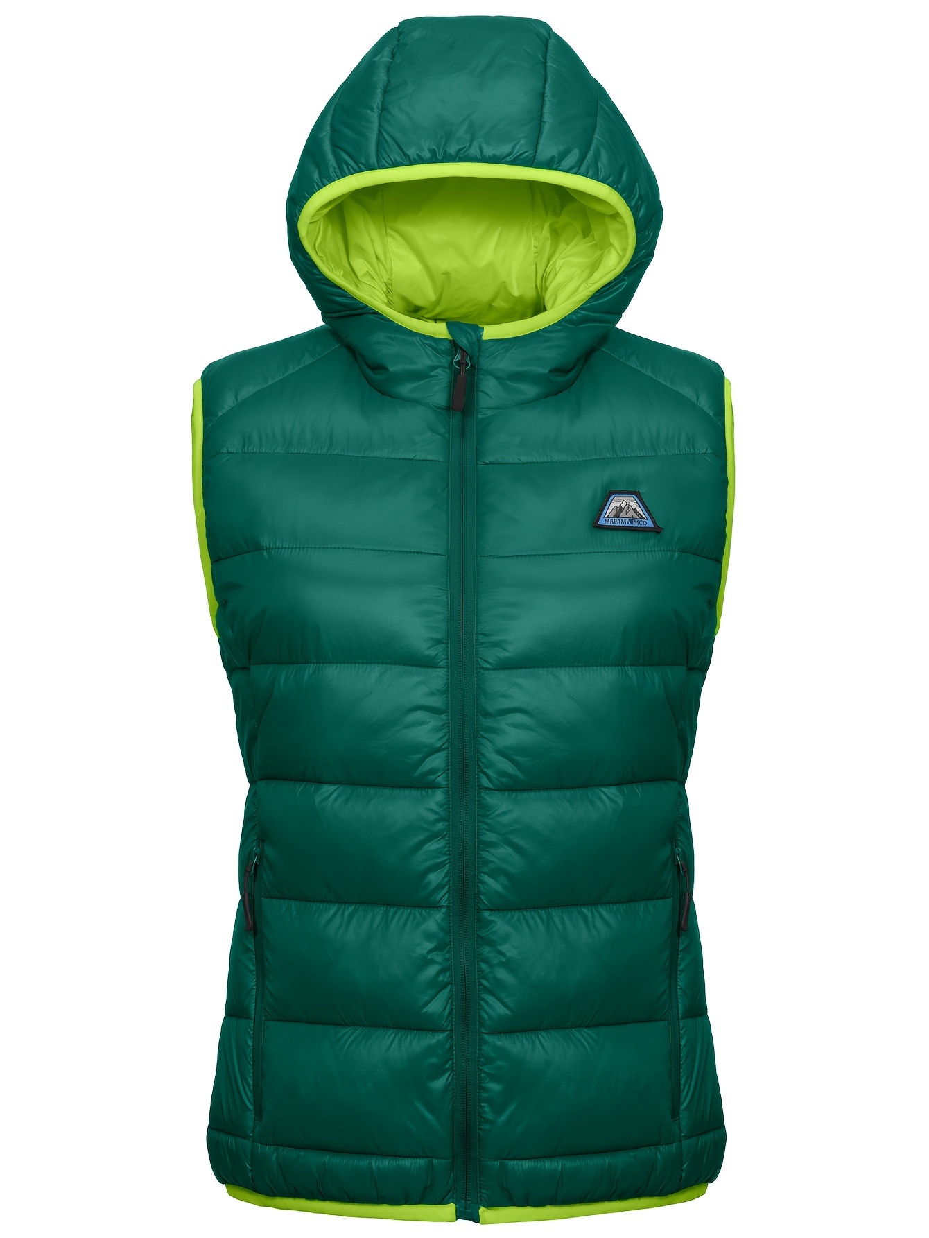 Water-Resistant Lightweight Puffer Vest With Hood