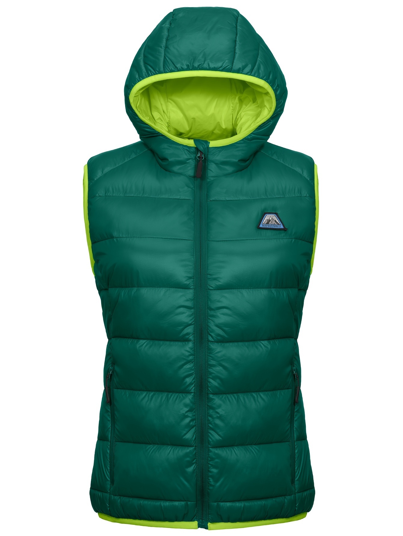 Water-Resistant Lightweight Puffer Vest With Hood