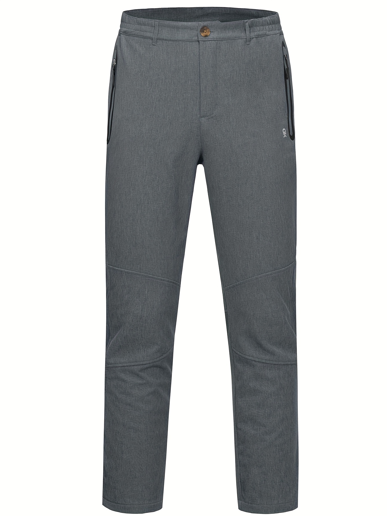 Men's Windproof Fleece Lined Hiking Cargo Pants