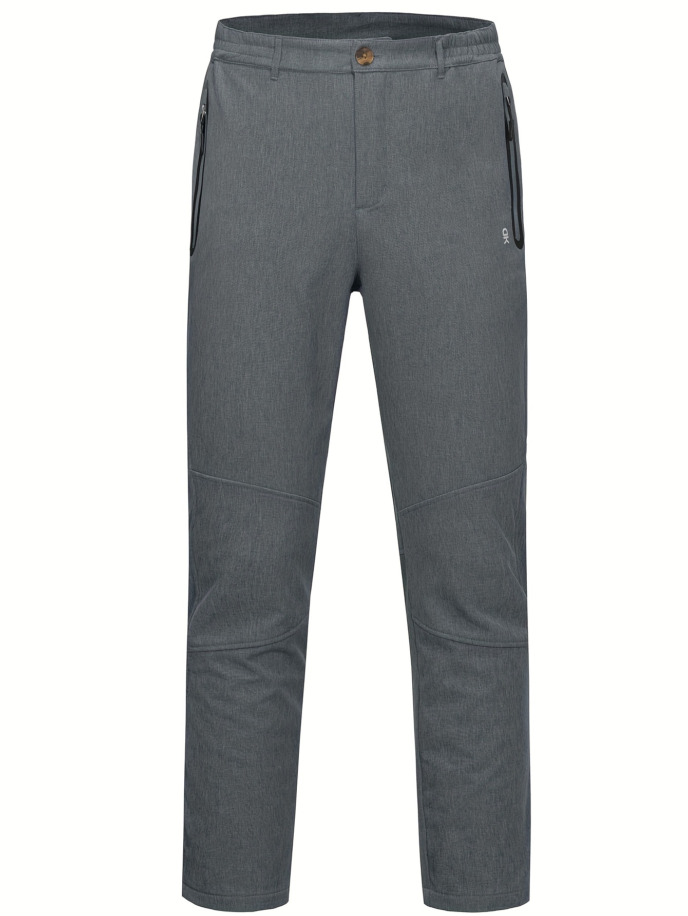 Men's Windproof Fleece Lined Hiking Cargo Pants