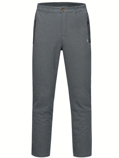 Men's Windproof Fleece Lined Hiking Cargo Pants