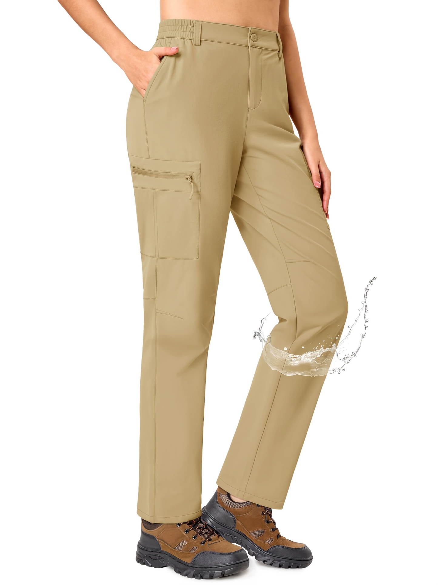 Women's Lightweight Quick-Dry Hiking Cargo Pants 