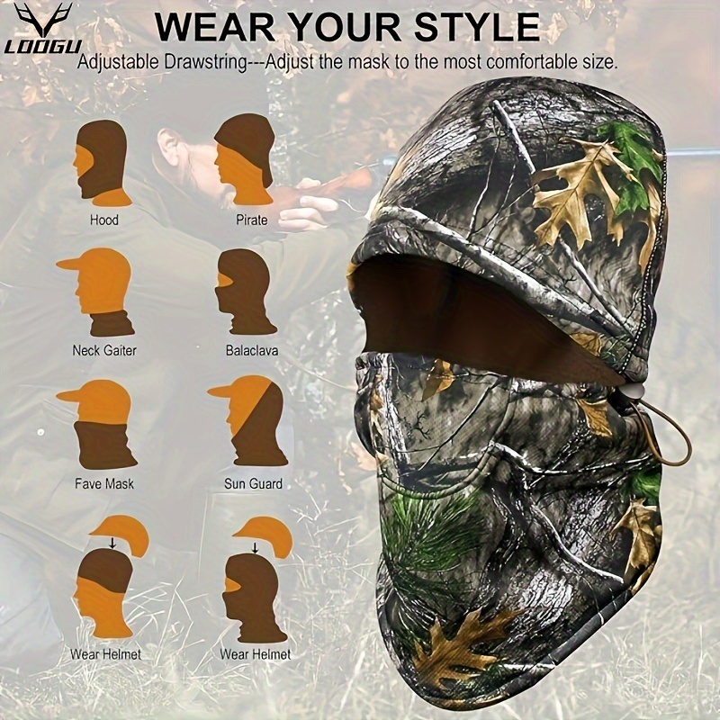Hunting Bionic Camouflage Head Cover