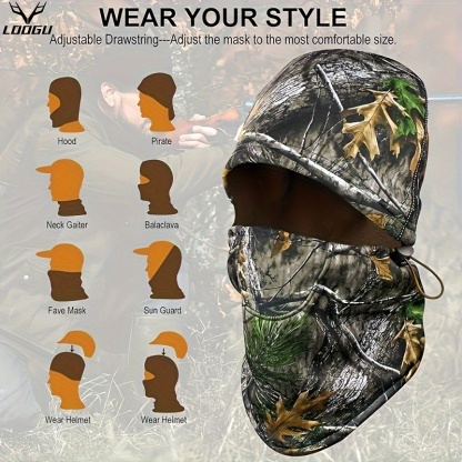 Hunting Bionic Camouflage Head Cover