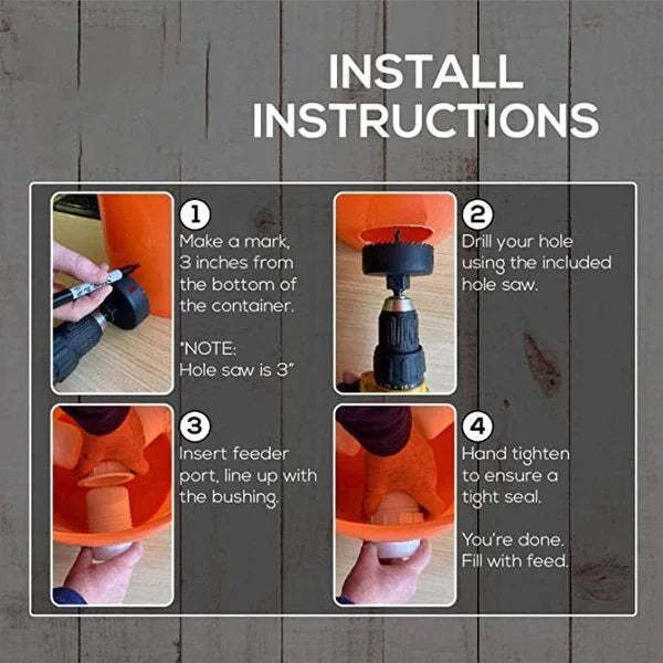 (🔥2023 New Year Hot Sale 30% OFF)DIY Chicken Feeder
