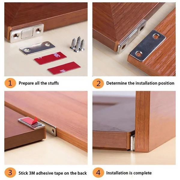 Ultra - Thin Invisible Cabinet Door Magnets