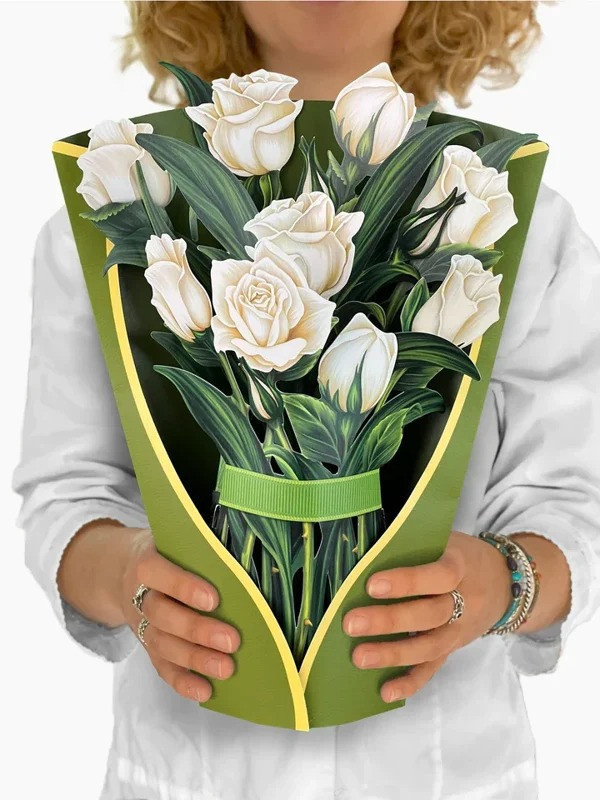 💕Gift for Love🎁49% OFF💐Pop-Up Flower Bouquet Greeting Card💐
