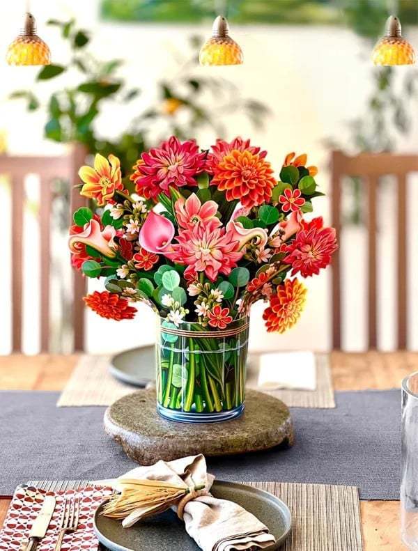 💕Gift for Love🎁49% OFF💐Pop-Up Flower Bouquet Greeting Card💐