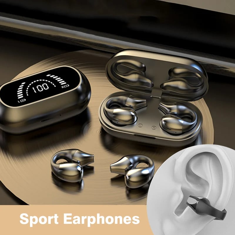 🎁New Year Promotion 60% OFF🎁 Wireless Ear Clip Bone Conduction Headp