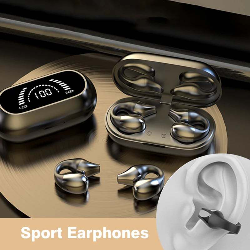 🎁New Year Promotion 60% OFF🎁 Wireless Ear Clip Bone Conduction Headp