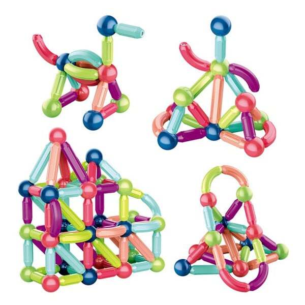🔥Last Day Special Sale 49% OFF- Magnetic Balls and Rods Set Educational Magnet Building Blocks