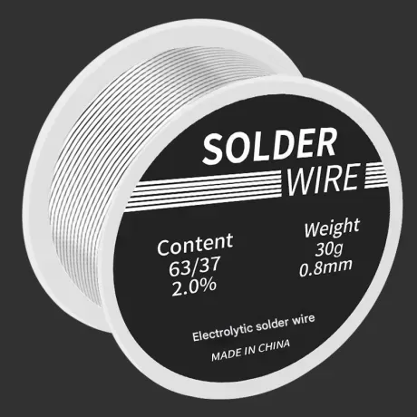 Low Temperature High Purity Rosin Core Solder Wire (30g Small Roll, 0.8mm)