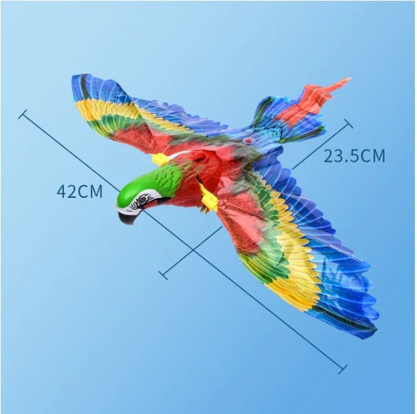 ⚡  🎁2024 New Year Hot Sale🎁49% OFF - Automatic Moving Simulation Bird Interactive Cat Toy for Indoor Cats