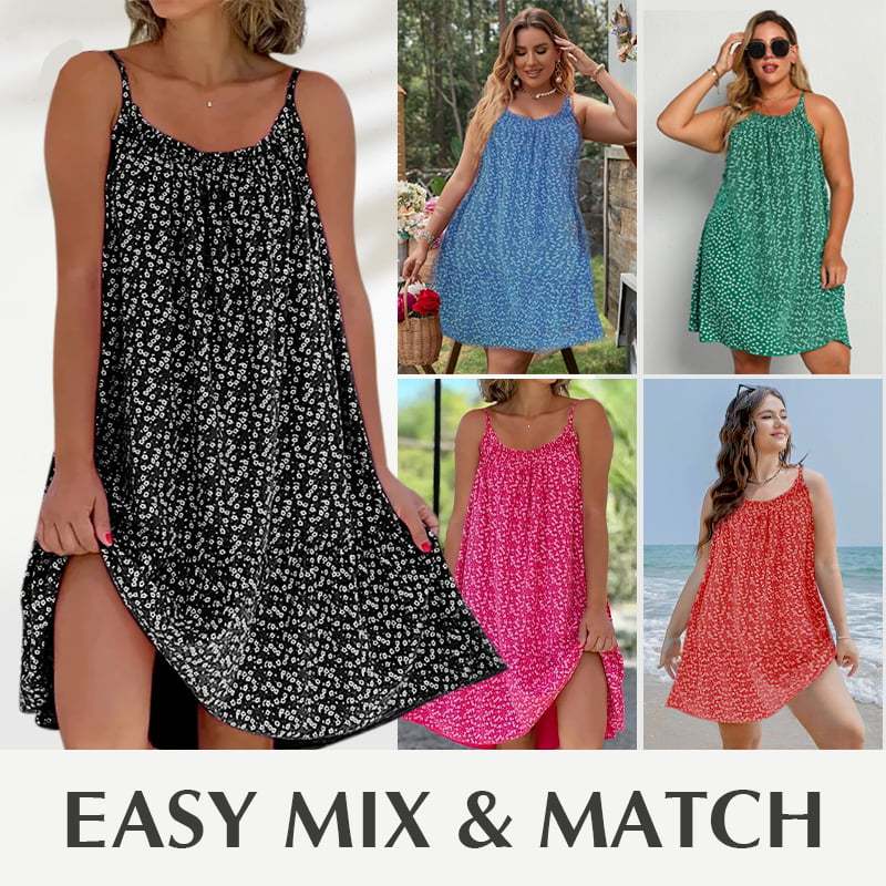 (🎁2024 New Year Hot Sale🎁)🔥  49% OFF🔥2024 New Printed Camisole Dress