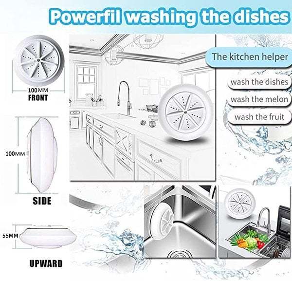 🔥Hot Sale🔥Mini Dishwasher & Washing Machine