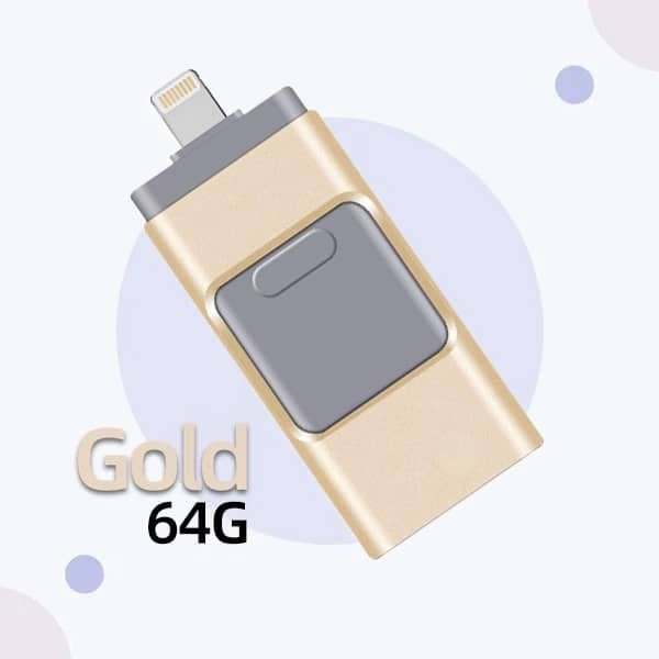 4 In 1 High Speed USB Flash Drive For iPhone, iPad, Android, PC & More Devices