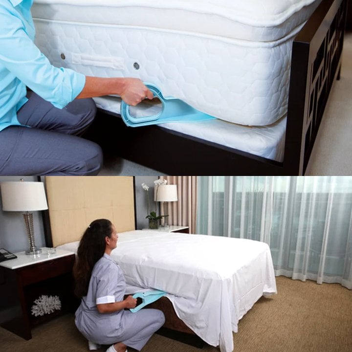 Ergonomic Mattress Wedge Elevator - Bed Making & Mattress Lifting Hand