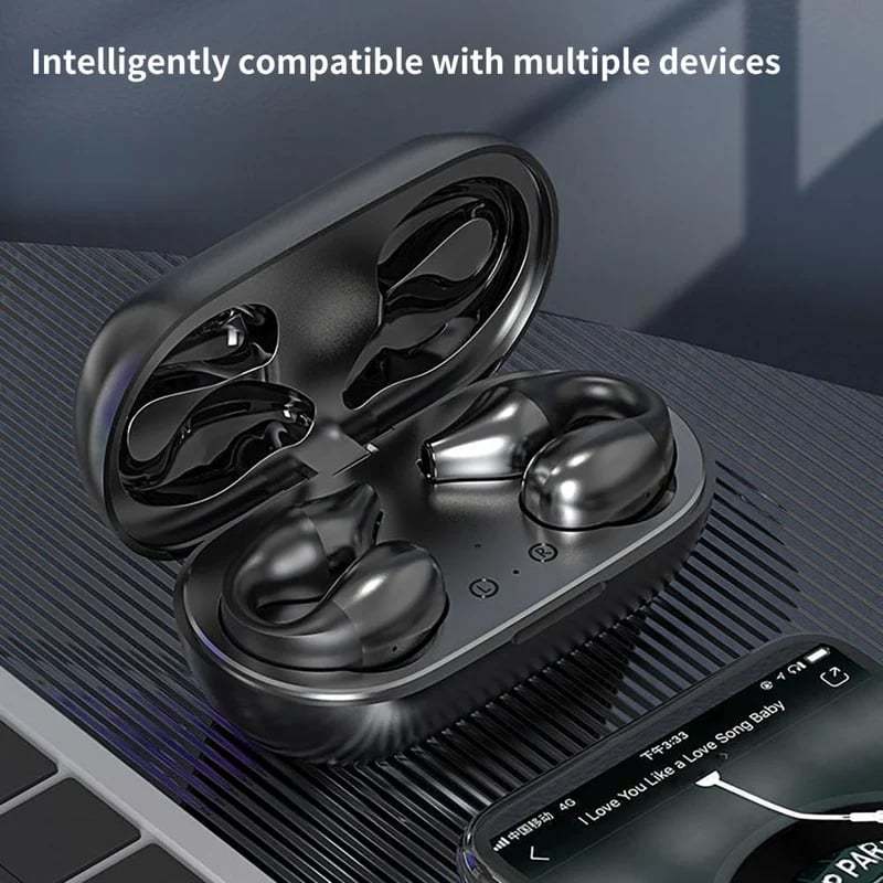 🎁New Year Promotion 60% OFF🎁 Wireless Ear Clip Bone Conduction Headp