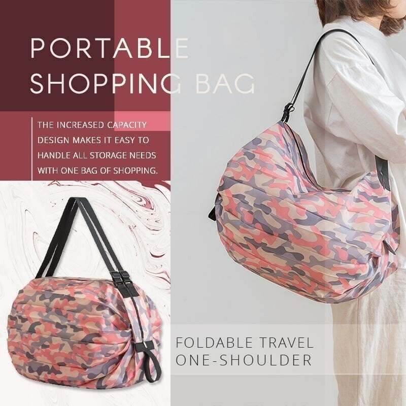Foldable Travel One-shoulder Portable Shopping Bag🔥48% OFF🔥