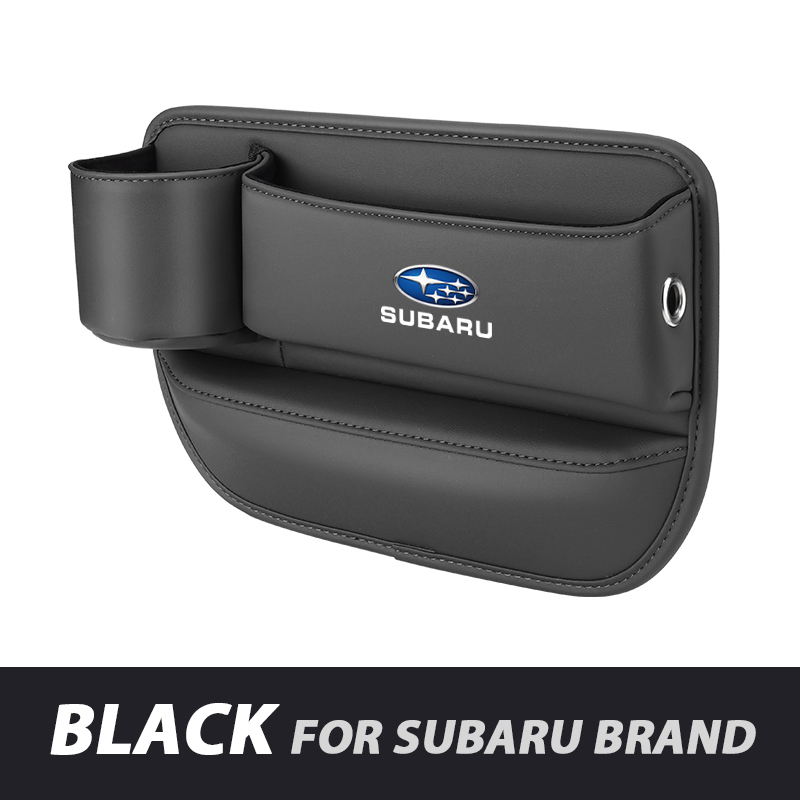 📣50% OFF Hot Sale! 🔥Exclusive Logo Leather Car Seat Storage Box With Water Cup Holder