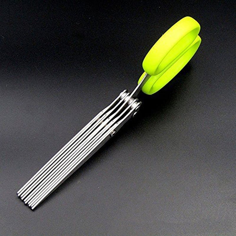 (🔥🎁2024 New Year Hot Sale🎁-49% Off 🔥) 5 Blade Kitchen Salad Scissors