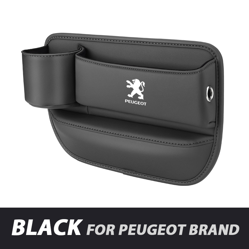 📣50% OFF Hot Sale! 🔥Exclusive Logo Leather Car Seat Storage Box With Water Cup Holder