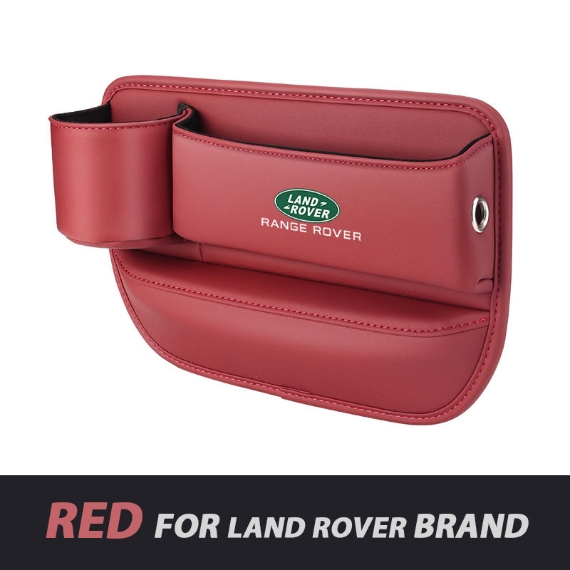 📣50% OFF Hot Sale! 🔥Exclusive Logo Leather Car Seat Storage Box With Water Cup Holder