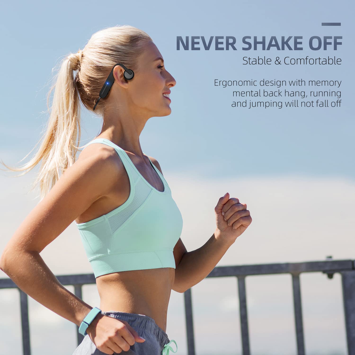 🔥LAST DAY 49% OFF🔥 Bone Conduction Headphones - Waterproof Bluetooth Wireless Headset🎧