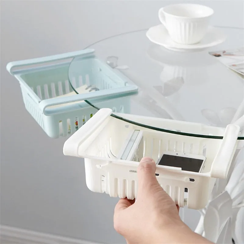 Retractable Refrigerator Storage Basket