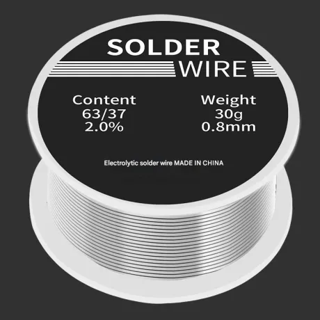 Low Temperature High Purity Rosin Core Solder Wire (30g Small Roll, 0.8mm)