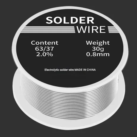 Low Temperature High Purity Rosin Core Solder Wire (30g Small Roll, 0.8mm)
