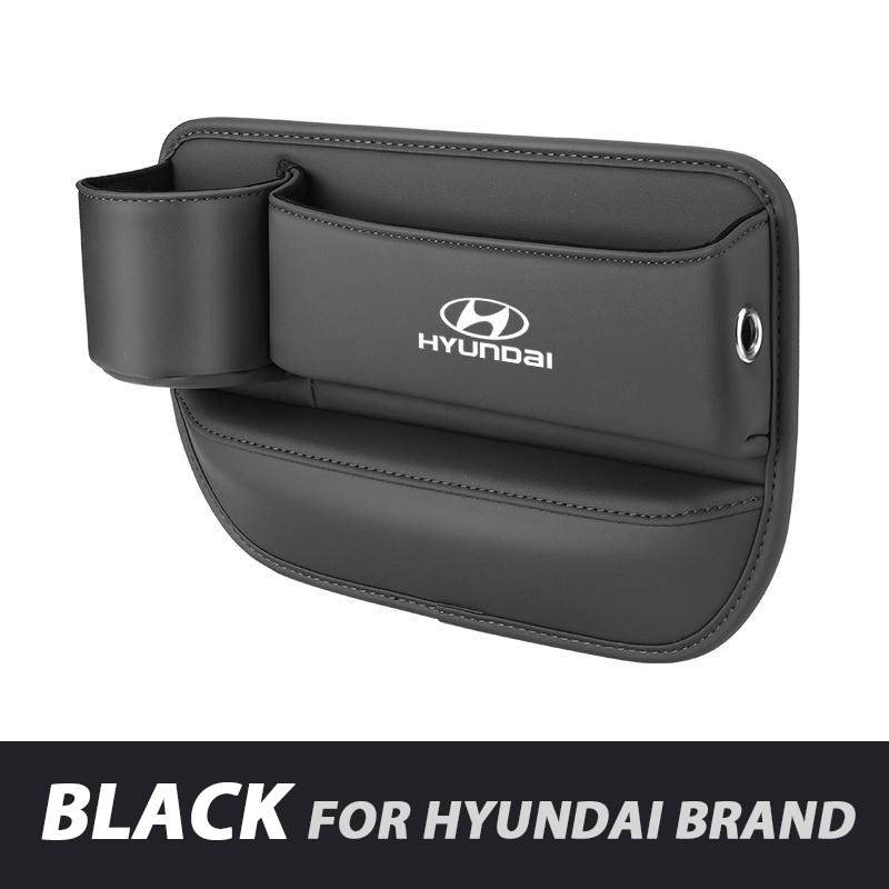 📣50% OFF Hot Sale! 🔥Exclusive Logo Leather Car Seat Storage Box With Water Cup Holder