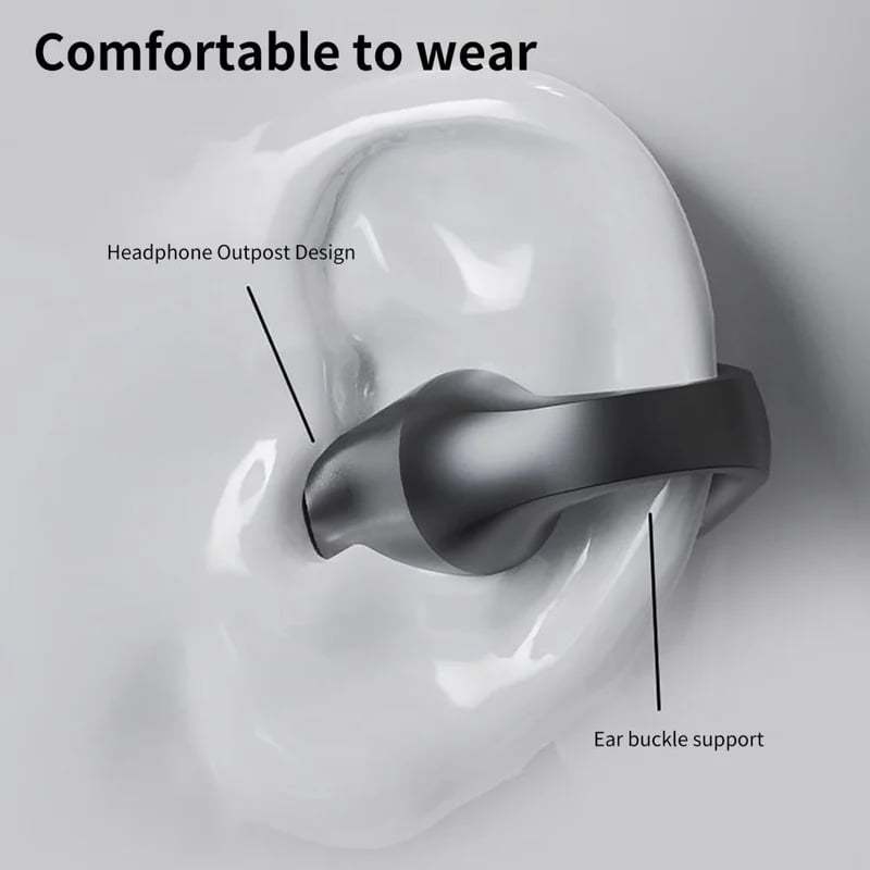 🎁New Year Promotion 60% OFF🎁 Wireless Ear Clip Bone Conduction Headp