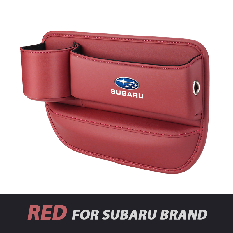 📣50% OFF Hot Sale! 🔥Exclusive Logo Leather Car Seat Storage Box With Water Cup Holder