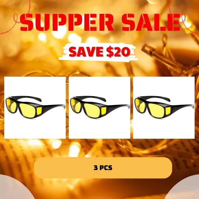 😎Headlight Glasses with "berbiget" Technology (Drive Safely at Night)
