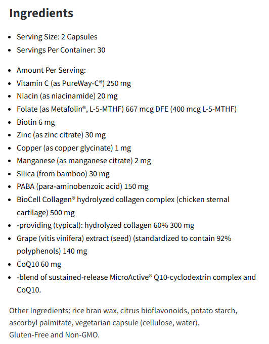 Pure Encapsulations Hair/Skin/Nails Ultra 60Capsules