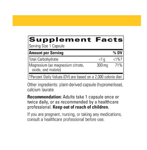 Integrative Therapeutics Tri-Magnesium 90Veg Capsules