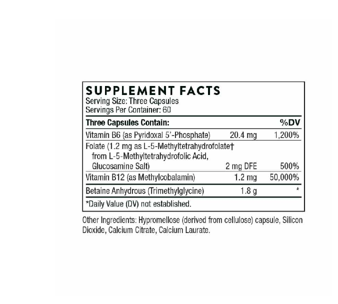 Thorne Methyl-Guard® Methylation Factors 180Capsules