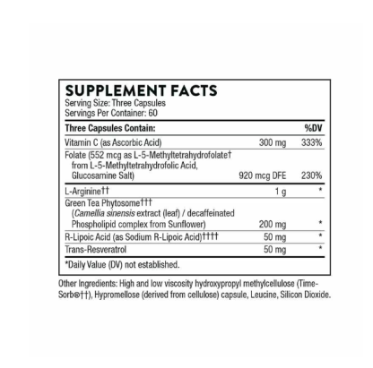  Thorne L-Arginine Plus  180Capsules