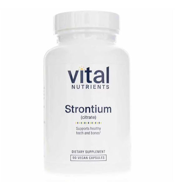 Vital Nutrients Strontium (citrate) 227 Mg 90Veg Capsules