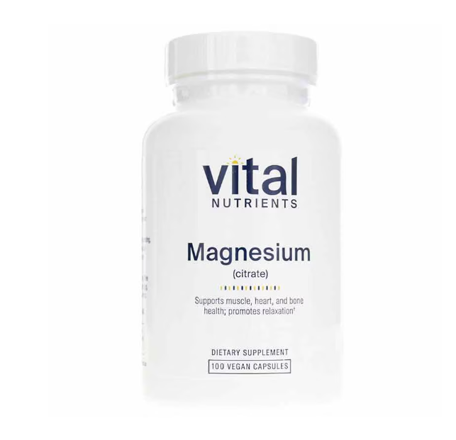  Vital Nutrients Magnesium (citrate) 150 Mg 100Veg Capsules