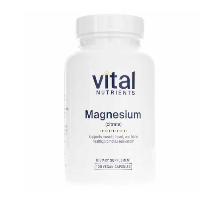  Vital Nutrients Magnesium (citrate) 150 Mg 100Veg Capsules