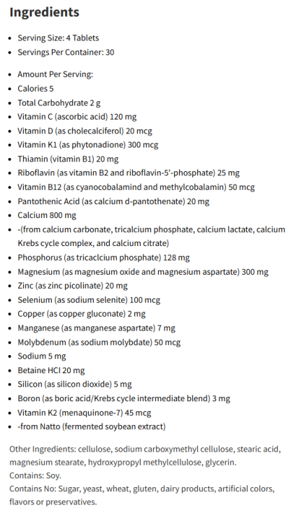 Integrative Therapeutics OsteoPrime Ultra  120Tablets