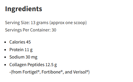 Designs For Health Whole Body Collagen 13.8Oz